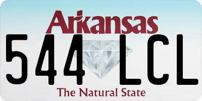 AR license plate 544LCL