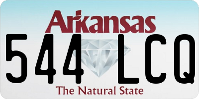 AR license plate 544LCQ