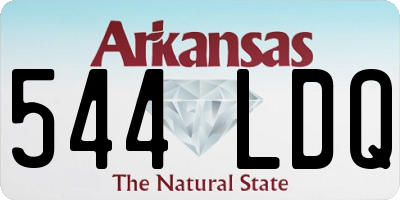 AR license plate 544LDQ