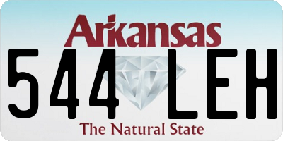 AR license plate 544LEH