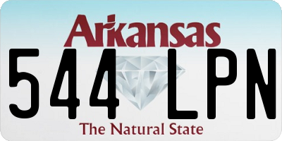 AR license plate 544LPN