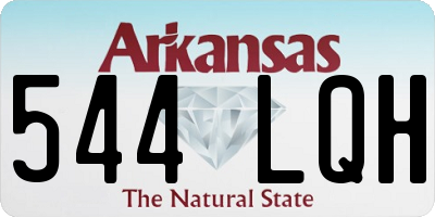 AR license plate 544LQH