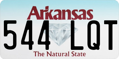 AR license plate 544LQT
