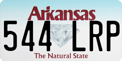 AR license plate 544LRP