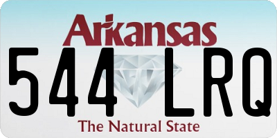 AR license plate 544LRQ