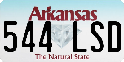 AR license plate 544LSD