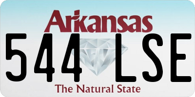AR license plate 544LSE