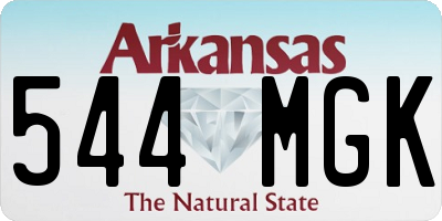 AR license plate 544MGK