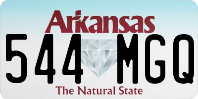 AR license plate 544MGQ