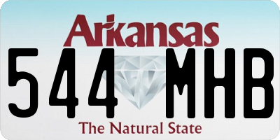 AR license plate 544MHB