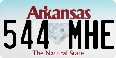 AR license plate 544MHE