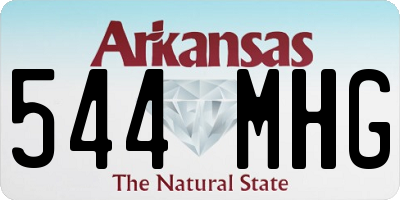 AR license plate 544MHG