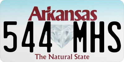 AR license plate 544MHS