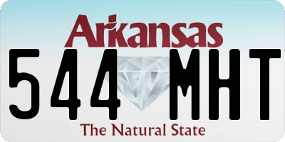 AR license plate 544MHT