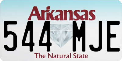AR license plate 544MJE