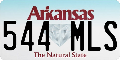 AR license plate 544MLS