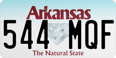 AR license plate 544MQF