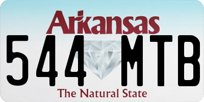 AR license plate 544MTB