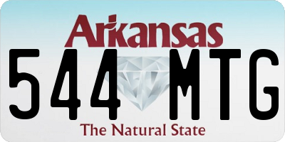 AR license plate 544MTG