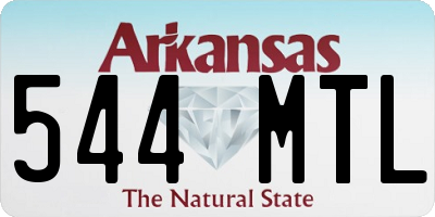 AR license plate 544MTL