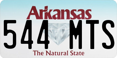 AR license plate 544MTS
