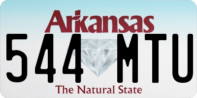 AR license plate 544MTU