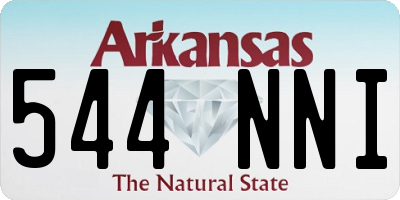 AR license plate 544NNI