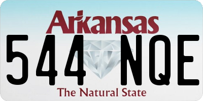 AR license plate 544NQE