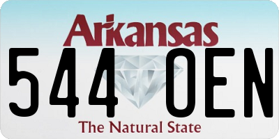 AR license plate 544OEN