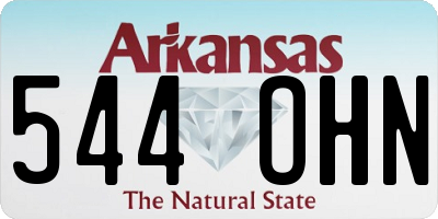 AR license plate 544OHN