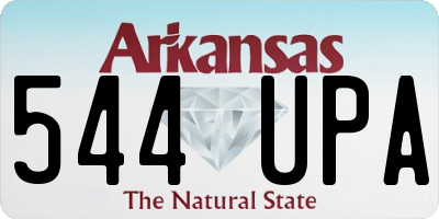 AR license plate 544UPA