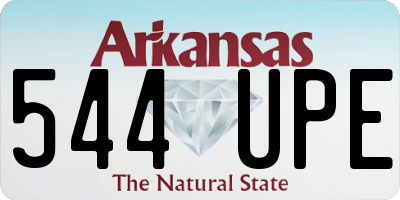 AR license plate 544UPE