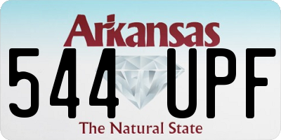 AR license plate 544UPF