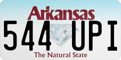 AR license plate 544UPI
