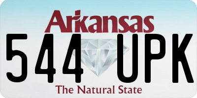 AR license plate 544UPK