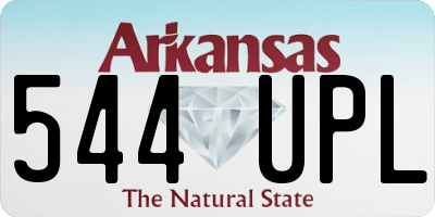 AR license plate 544UPL