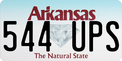 AR license plate 544UPS