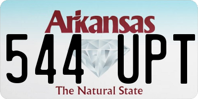 AR license plate 544UPT