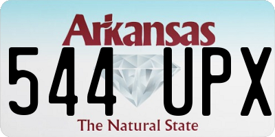 AR license plate 544UPX