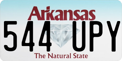 AR license plate 544UPY