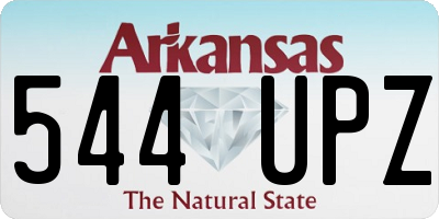 AR license plate 544UPZ