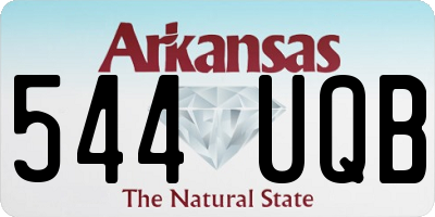 AR license plate 544UQB