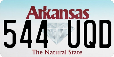 AR license plate 544UQD