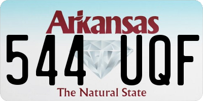 AR license plate 544UQF