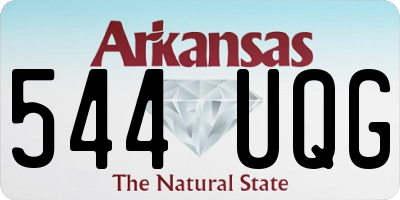 AR license plate 544UQG