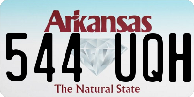 AR license plate 544UQH