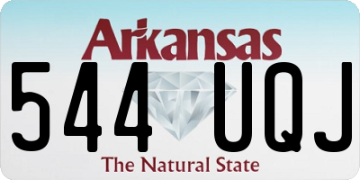 AR license plate 544UQJ