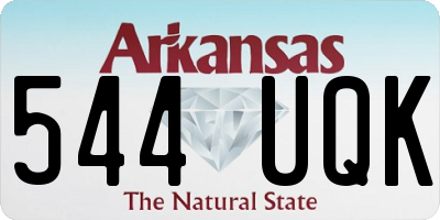 AR license plate 544UQK