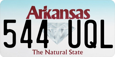 AR license plate 544UQL