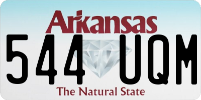 AR license plate 544UQM